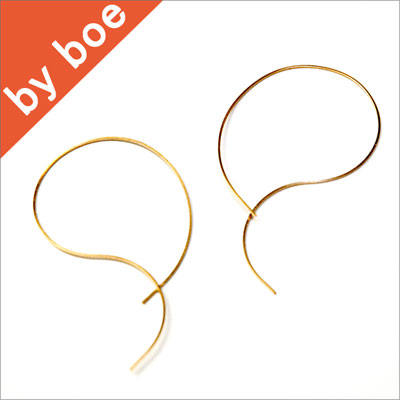 By Boe　バイボー オーバル ピアス Oval Earring イニシャルネックレス リボンリング ブレスレットも♪ セレブ 愛用 05P03Dec16 レディース メール便 【us】【楽ギフ_○○】