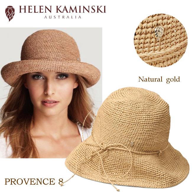 ヘレンカミンスキー HELEN　KAMINSKI 【プロバンス8 ）＜PROVENCE8＞ ラフィアハット ヤシの葉 ＜BR＞麦わら帽子 雑誌掲載 12 10 セレブ 愛用 05P03Dec16 レディース メール便 【us】【楽ギフ_○○】