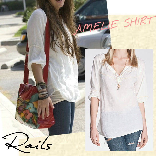Rails レイルズ Amelie shirt アメリーシャツ セレブ多数愛用 雑誌掲載 セレブ 愛用 05P03Dec16 レディース メール便 【us】■【楽ギフ_○○】のサムネイル