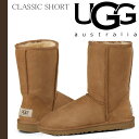 アグ UGG ムートンブーツ クラシック ショート 正規品 《 UGG AUSTRALIA WOMEN CLASSIC SHORT 5825 》 アグ オーストラリア ムートン ブーツ スノーブーツ 海外 正規品 防寒 防滑 暖かい シューズ 靴 レザー レディース メール便 【us】【楽ギフ_○○】