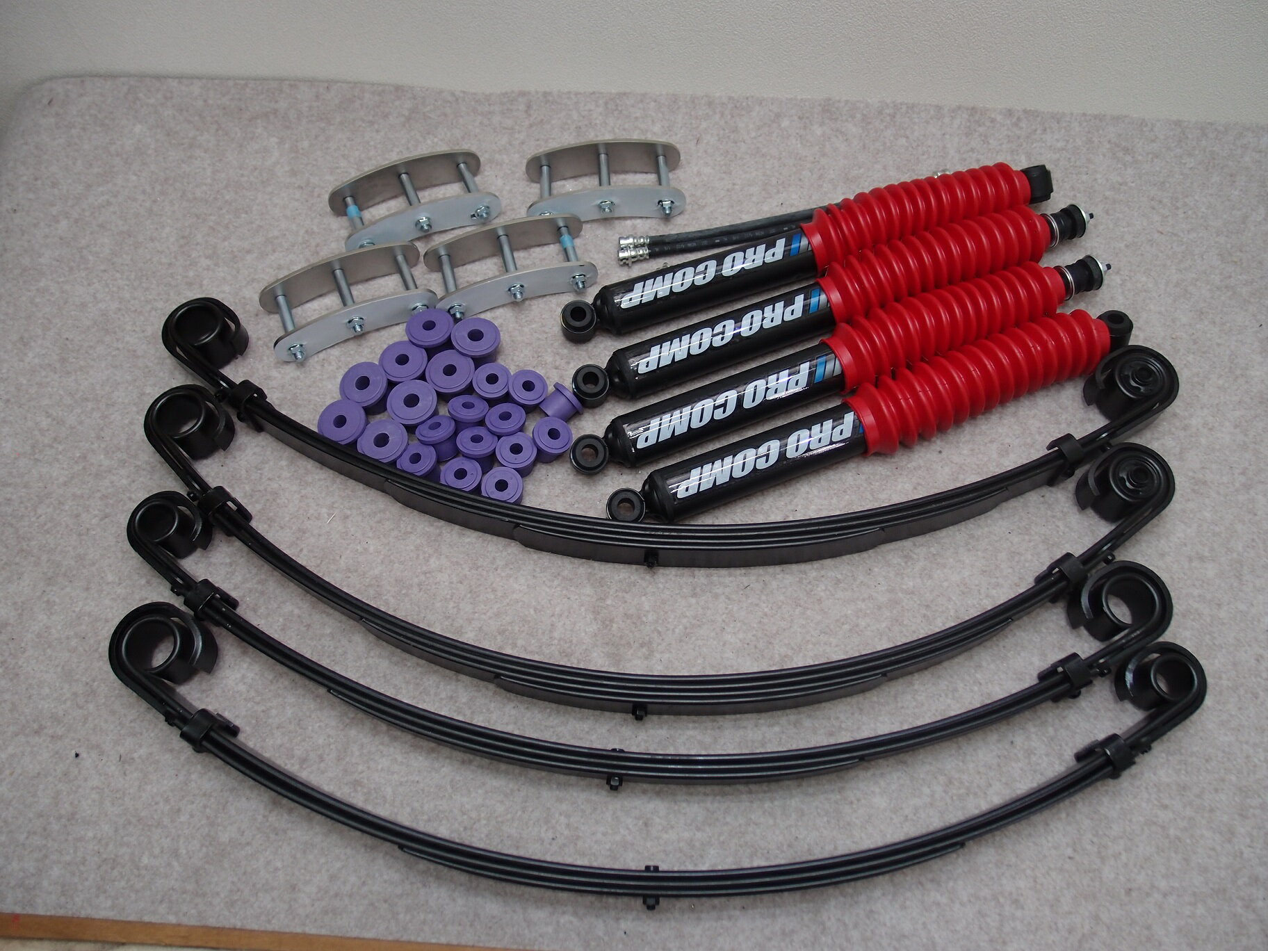 ジムニーJA11 キタガワ逆巻きロックマスターセット4インチリフトアップ