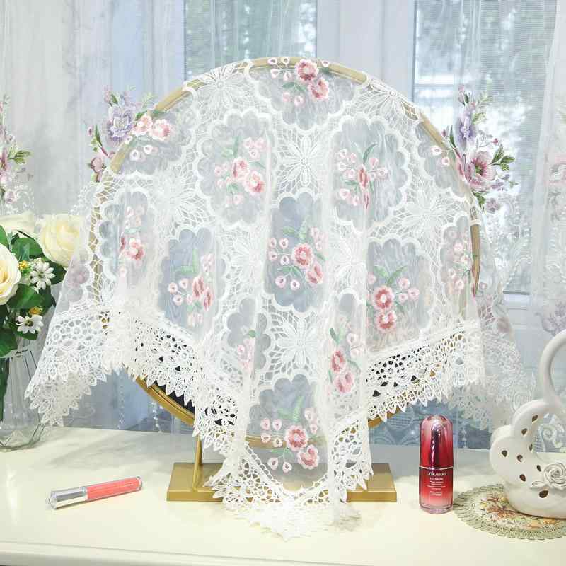 キャビネット クロス カバー インテリア用品 ドレッサー テーブル ミラー カーテン レース シェード ド..