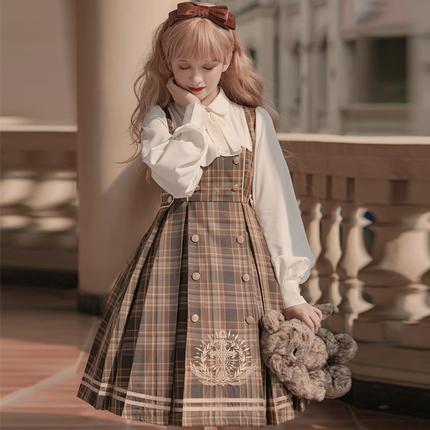 ゴスロリ ロリータ ツーピース レディース 長袖 ドレス フレンチ レトロ 宮殿風 サスペンダー スカート セット 少女ウェア セット 萌え ダンス衣装 メイド キャミソールドレス ロリィタ ゴジック アニメ 女性 かわいい 衣料品 秋 ゴスロリ ロリータ ツーピース レディース 長袖 ドレス フレンチ レトロ 宮殿風 サスペンダー スカート セット 少女ウェア セット 萌え ダンス衣装 メイド キャミソールドレス ロリィタ ゴジック アニメ 女性 かわいい 衣料品 秋