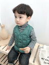 ダウンベスト こども用 子供 軽量 中綿 ベスト インナーベスト ノースリーブ キッズ ベスト 防寒 秋 冬 春 防風 男の子 女の子 KIDS アウトドア 襟...