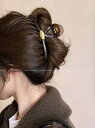 ヘアクリップ 女性 レディース クロス べっ甲 結婚式 二次会 パーティー 家事 育児 仕事 通勤 お出掛け ショッピング 時短 美容 アクセサリー 簡単 まとめ髪 アレンジ バリエーション豊富