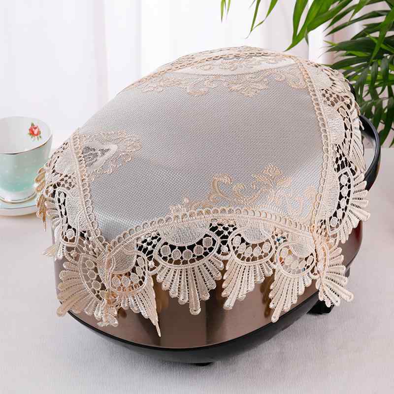 キャビネット クロス カバー 布 レース インテリア用品 ドレッサー テーブル ミラー 鏡 ランプ 鏡台 化粧台 デスク 保護 プリンセス モダン カラバリ豊富 ヨーロピアン 寝室 防塵 ほこりよけ 汚れ防止 おしゃれ かわいい