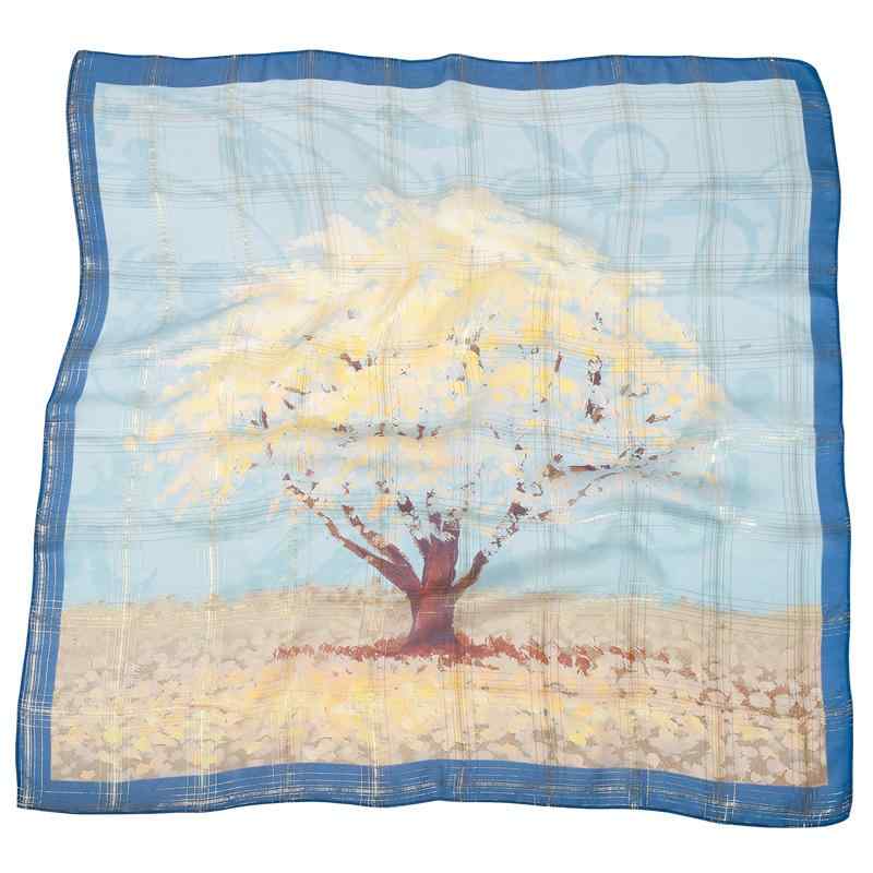 スカーフ レディース ストール シルク 花 正方形 68×68cm スクエア ネッカチーフ ボータイ 上品 綺麗 オフィス 通勤 きれいめ おしゃれ 光沢 優しい肌触り 日焼け対策 入学式 結婚式 パーティー ギフト プレゼント 母の日 敬老の日