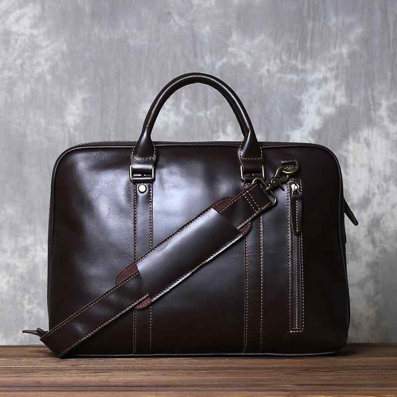 ビジネスバッグ メンズ ブリーフケース PCバッグ パソコンバッグ 通勤 出張 営業 就活 大容量 レトロ ..