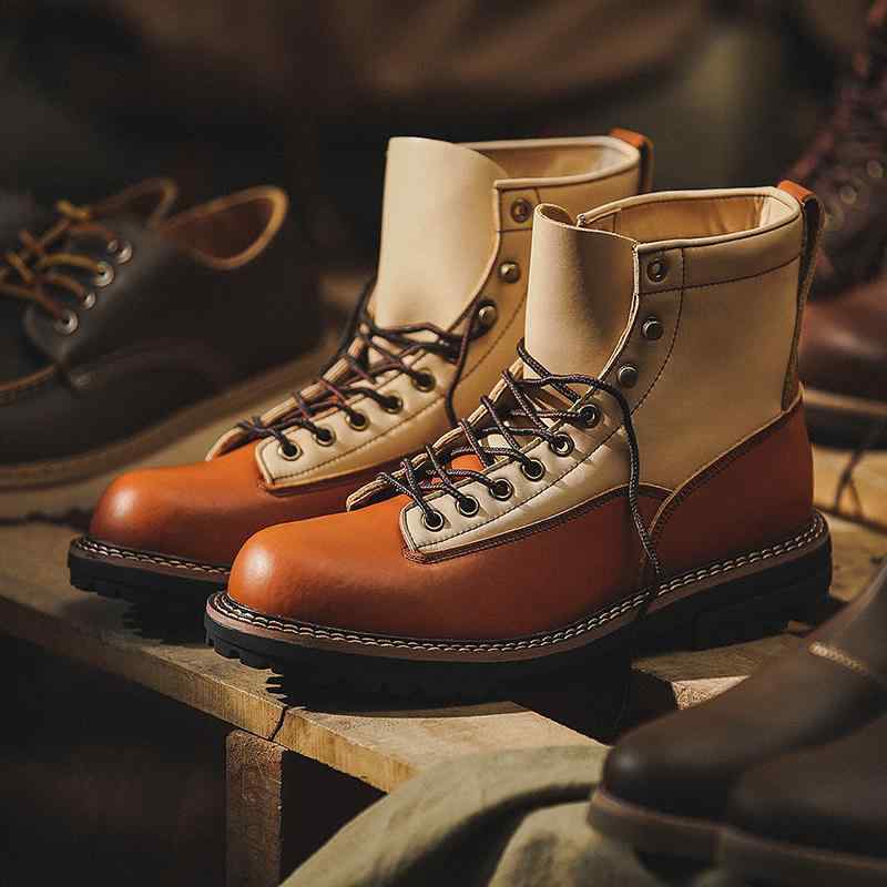 ブーツ メンズ ショートブーツ ワークブーツ レースアップ 編み上げ マーティン ブーツ レトロ レザー ..