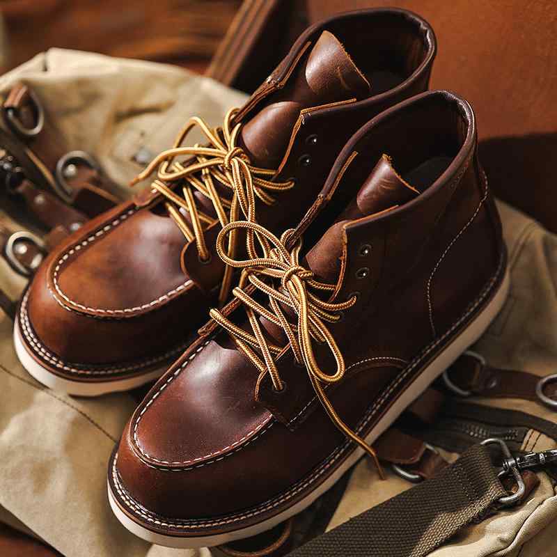 ブーツ メンズ ショートブーツ マウンテンブーツ ワークブーツ マーティンブーツ レースアップ 編み上..