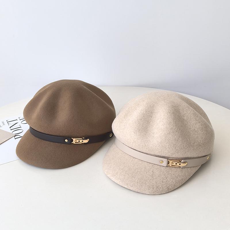 帽子 レディース ベレー 春 秋 冬 新作 ウール レトロ 小顔効果 すっぴん隠し 学生 大人 ママ 旅行 ショッピング デート 買い物 レジャー シンプル おしゃれ カジュアル 無地 豊富なカラー ワンサイズ 調整可能 53～58cm