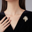 ブローチ アクセサリー コサージュ 花 フラワー ブーケ シャンパンゴールド シンプル ペンダント 可愛い オシャレ ギフト ドレス プレゼント 誕生日 結婚式 パーティー 二次会 入学 卒業 イベント スーツ お出掛け デート ショッピング 買い物