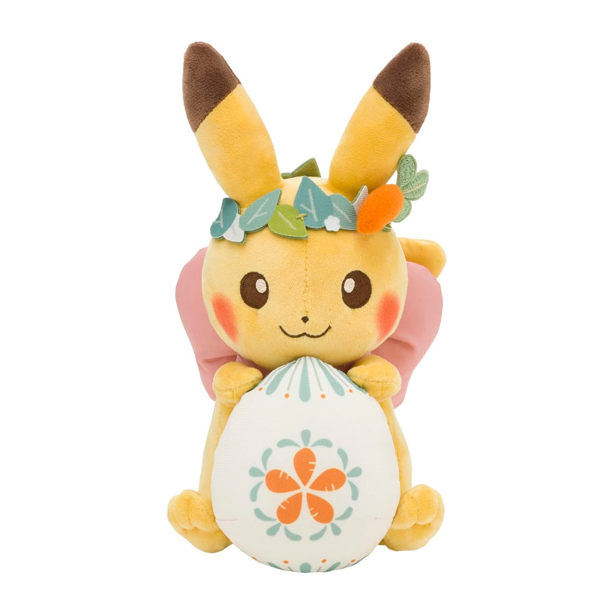 乐天商城 - ポケモンセンターオリジナル ぬいぐるみ ピカチュウ Pikachu's Easter Egg Hunt 21.5×13×14(H×W×D:cm)