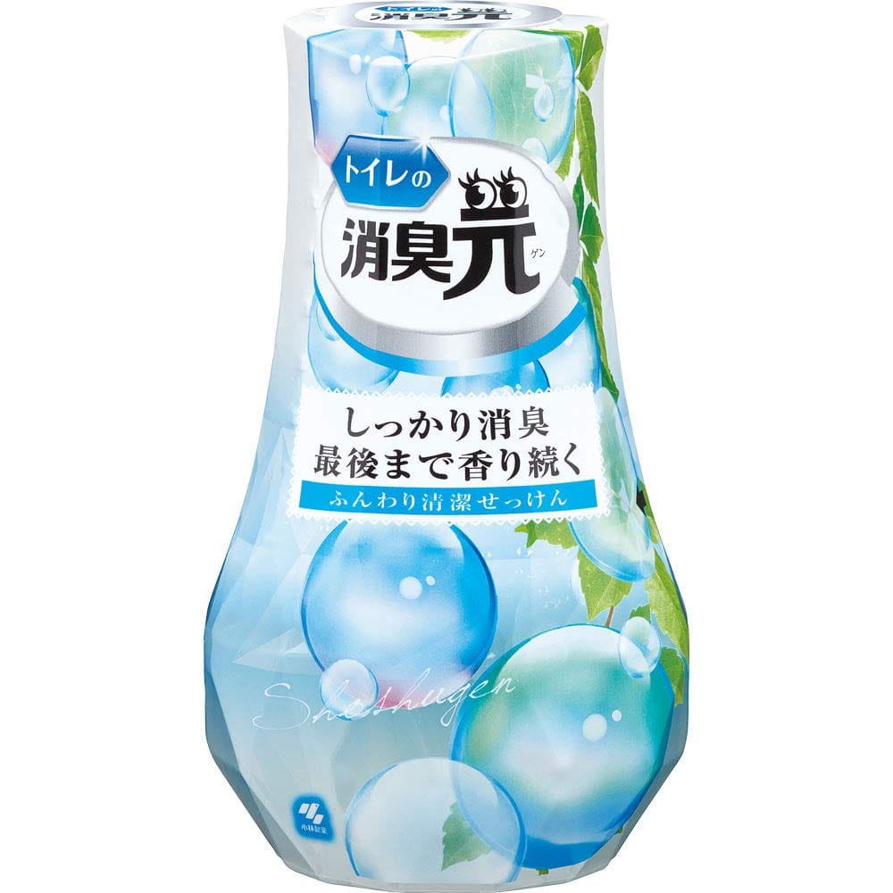 トイレの消臭元 ふんわり清潔せっけん 400mL ×2セット