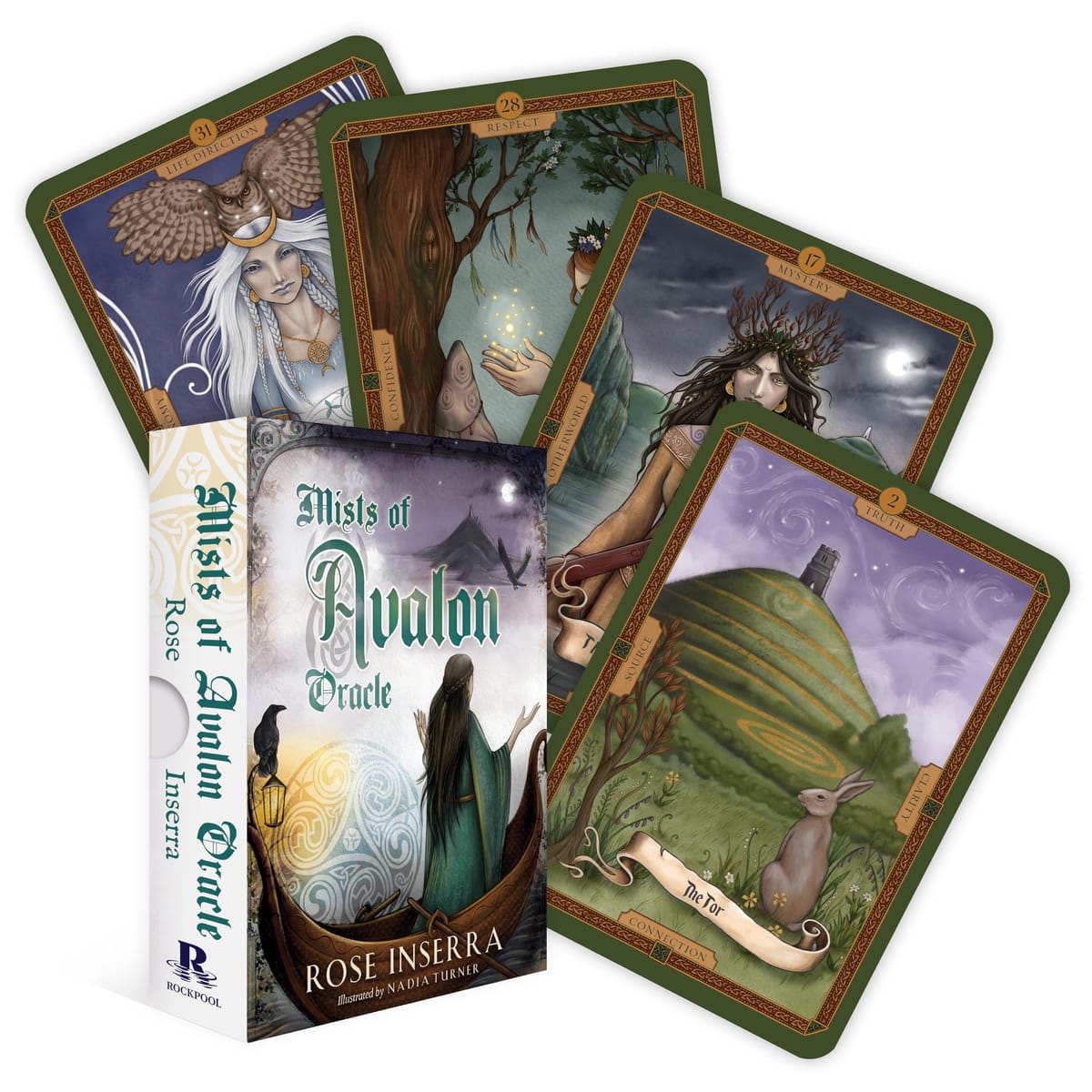 Mists of Avalon Oracle: Walk the Spiritual Path (Rockpool Oracle Card)
