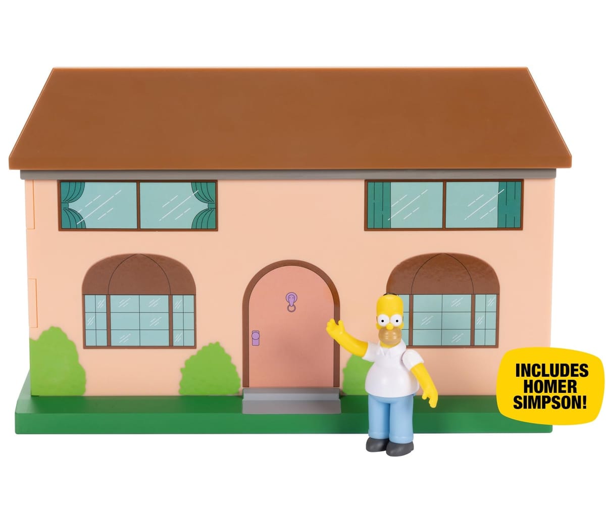 乐天商城 - The Simpsons リビングルーム ジオラマハウス Playset