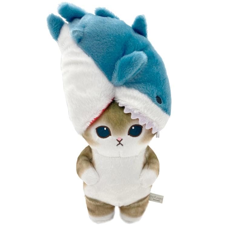 サンアロー mofusand ぽてたまぬいぐるみ 噛みつきサメにゃん ベージュ 940634 モフサンド ぢゅの X インスタ SNS 猫