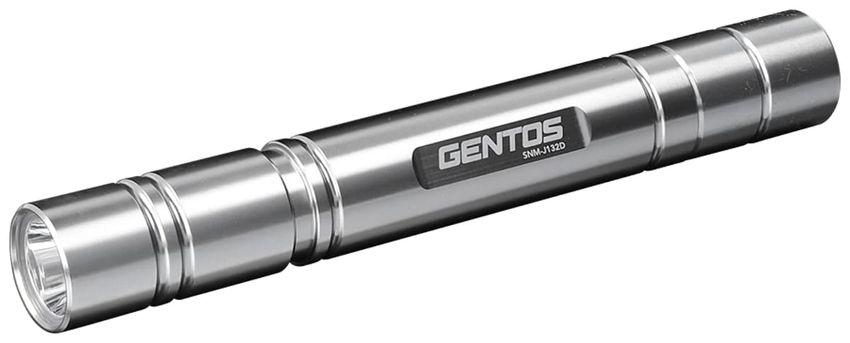 サイズ:約直径21.8×151.9mm、本体重量:約122gセット内容・付属品:本体、テスト用電池(単3形アルカリ電池×2本)明るさ:240ルーメン、使用電池:単3形アルカリ電池×2本実用点灯:13時間機能:1m落下耐久、防滴仕様 (IPX4準拠)、最大照射距離:約112m
