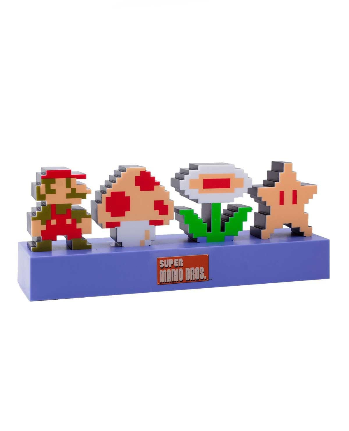 スーパーマリオブラザーズのアイコンライト、サウンドリアクティブモード、装飾ライトアップスーパーマリオフィギュア寝室アクセサリー&装飾。 [3]