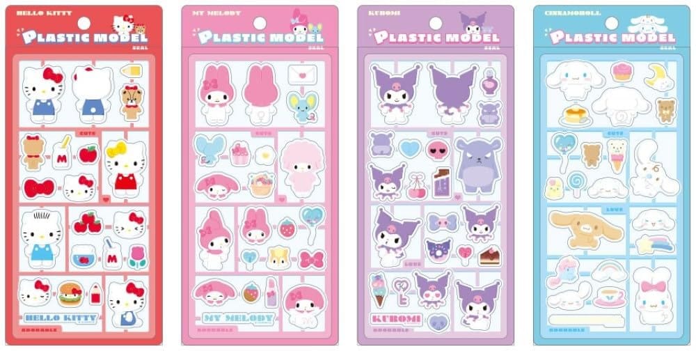 ALTASのティーズファクトリー サンリオ PM/プラスチックモデル風シール PM/マイメロディ 5549295｜アングル2