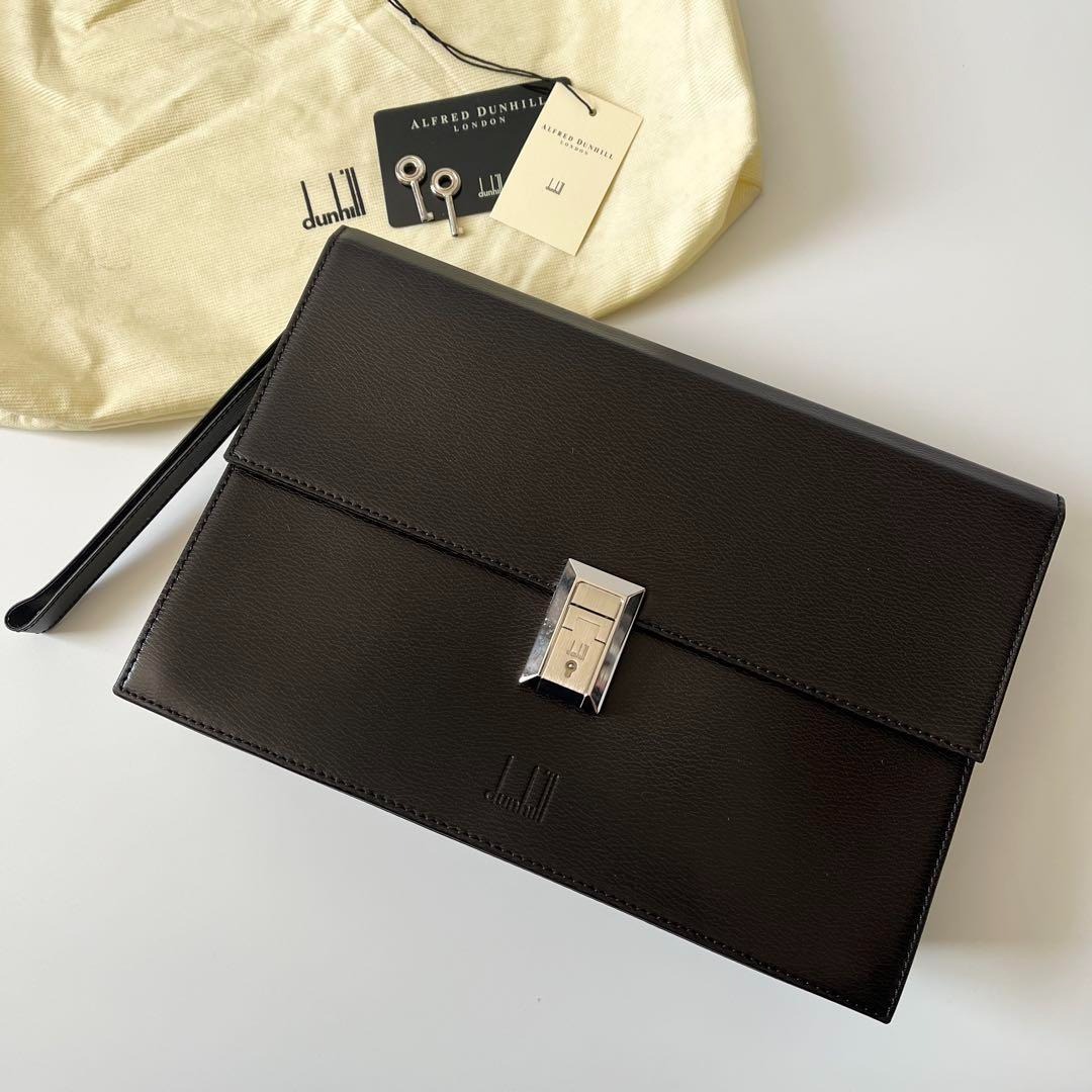 【美品】ダンヒル　dunhill セカンドバッグ　長財布　セット 楽天市場】【送料無料】財布 メンズ 長財布 dunhill ダンヒル