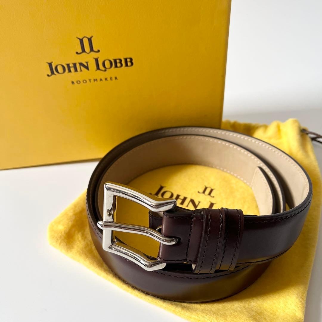 中古JOHNLOBBジョンロブ小銭入れ黒ブラック　ケース　フランス製　牛革 中古JOHNLOBBジョンロブ小銭入れ黒ブラック コインケース フランス製