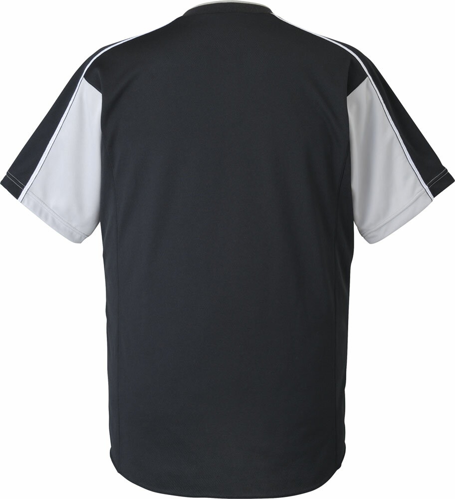 デサント（DESCENTE） 【男女兼用野球・ソフトボール用ウェア】2ボタンベースボールシャツ (ds-db104b-bksl) Tシャツ　プレゼント　ギフト 2