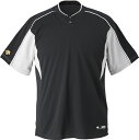 デサント（DESCENTE） 【男女兼用野球・ソフトボール用ウェア】2ボタンベースボールシャツ (ds-db104b-bksl) Tシャツ　プレゼント　ギフト