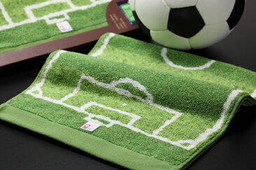 【あす楽可】今治タオル サッカーグランド 高品質フェイスタオル プレゼント サプライズ 記念品 卒団式 バレンタイン プレゼント 父の日 ギフト コーチ先生へ贈り物