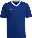 adidas（アディダス） KIDSENTRADA22ジャージージュニアサッカーウェア子供キッズトレーニングスポーツエクササイズ運動マラソンランニングチームROYブルー　青 (adj-mbe20-hg3948) サッカー ゲームシャツ　ユニフォーム・パンツ　プレゼント　ギフト