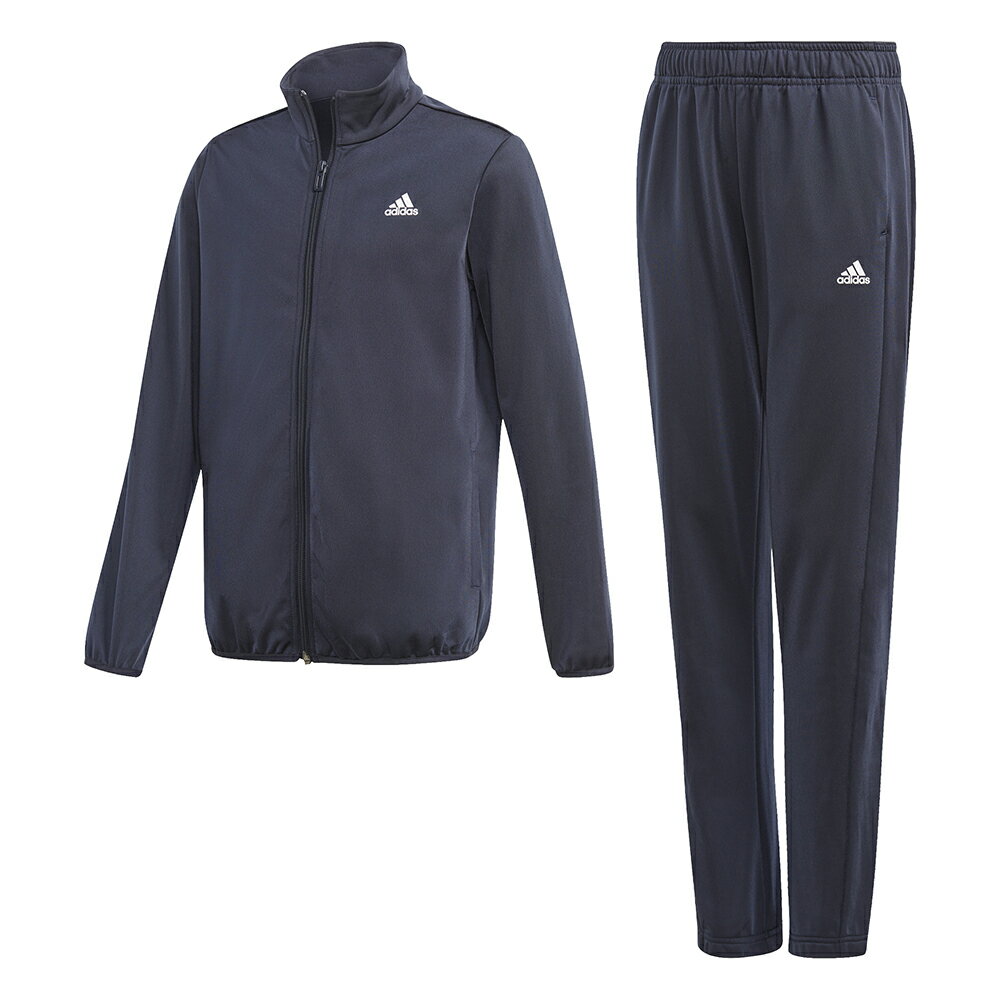 【あす楽対応！！】adidas　アディダス　YB　ESS　TRACKSUITS　29326　ジャージ　上下セット　ジュニア用　キッズ　子供　ジャージ　スポーツ　サッカー　フットサル　練習着　部屋着　トレーニング　秋物　冬物　裏起毛　ブラック　ネイビー