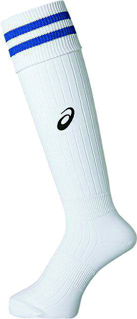 アシックス asics Jr.ストッキングXSS099 SAサッカー フットサル ホワイト 白xブルーアパレル(キッズ ジュニア 子供用)クリスマス プレゼント ギフト通販 サッカー 用品 セール