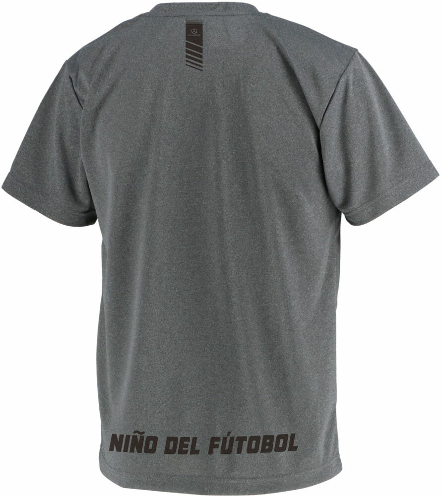 GRANDE(グランデ) GRANDE.F.P.ハイパーロゴ.ヘキサゴン.プラクティスシャツH.グレー/ブラック 黒 (hrn-gfph20003-1709) ユニフォーム ゲームシャツ プラクティスシャツ プラシャツ・パンツ サッカー フットサルクリスマス プレゼント ギフト格安セール サッカー 用品 セール