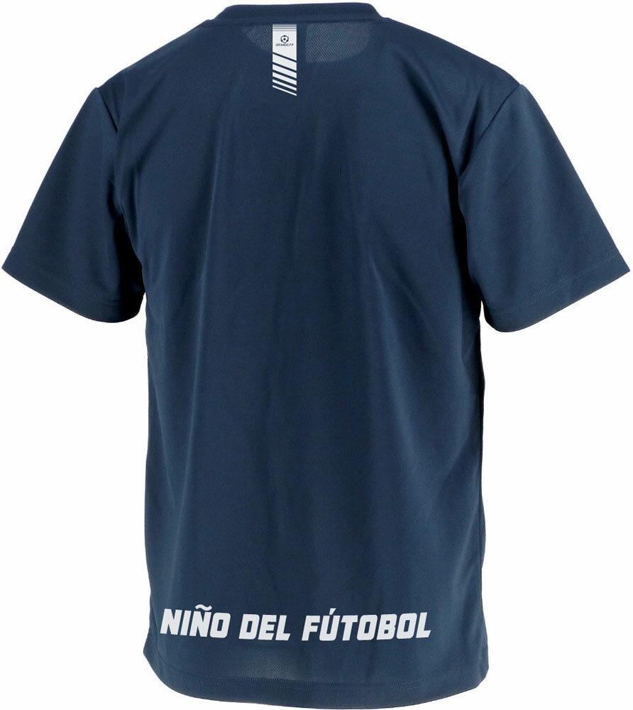 GRANDE(グランデ) GRANDE.F.P.ハイパーロゴ.ヘキサゴン.プラクティスシャツネイビー 紺/ホワイト 白 (hrn-gfph20003-8701) ユニフォーム ゲームシャツ プラクティスシャツ プラシャツ・パンツ サッカー フットサルクリスマス プレゼント ギフトバーゲン サッカー 用品 セール