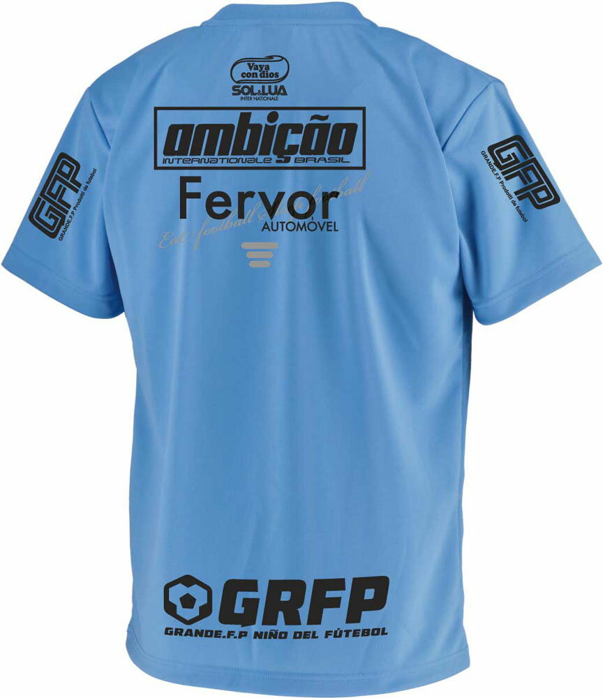 GRANDE(グランデ) GRANDE.F.P昇華転写プラクティスシャツSAX/ブラック 黒 (hrn-gfph21017-8109) ユニフォーム ゲームシャツ プラクティスシャツ プラシャツ・パンツ サッカー フットサルクリスマス プレゼント ギフトネット注文 サッカー 用品 セール