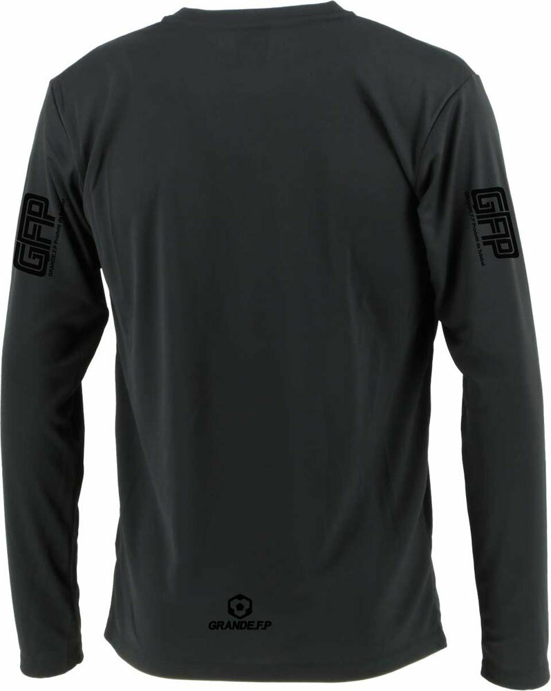 GRANDE(グランデ) 【BIGサイズ対応】GRFP.ドライストレッチプラクティス長袖シャツブラック 黒/ブラック 黒 (hrn-gfph21107-0909) ユニフォーム ゲームシャツ プラクティスシャツ プラシャツ・パンツ サッカー フットサルクリスマス プレゼント ギフト安売り サッカー 用品 セール