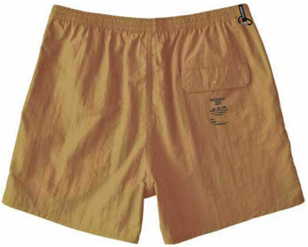 GRANDE(グランデ) GRANDE.F.Pエンブロイド.ナイロンショートパンツCOYOTEBROWN (hrn-gfph21707-56) ユニフォーム ゲームシャツ プラクティスシャツ プラシャツ・パンツ サッカー フットサルクリスマス プレゼント ギフトネット通販 サッカー 用品 セール