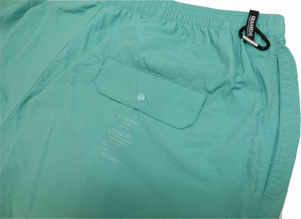 GRANDE(グランデ) GRANDE.F.Pエンブロイド.ナイロンショートパンツOCEANGREEN グリーン 緑 (hrn-gfph21707-72) ユニフォーム ゲームシャツ プラクティスシャツ プラシャツ・パンツ サッカー フットサルクリスマス プレゼント ギフトネット通販 サッカー 用品 セール