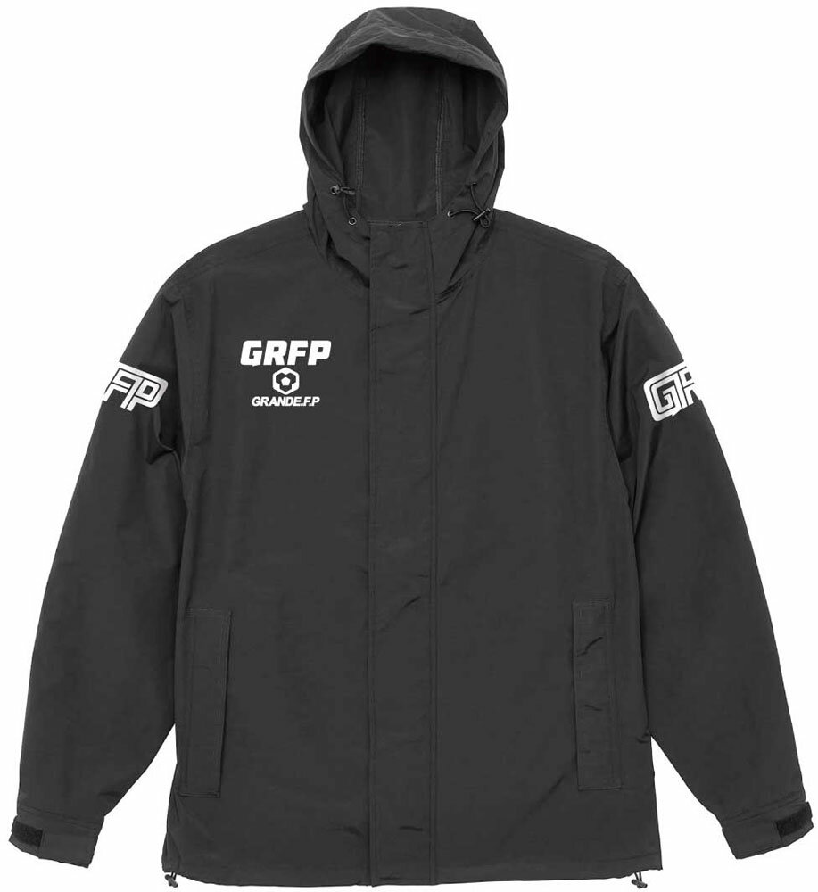 GRANDE（グランデ） GRFP．N／CクロスフーデットジャケットBLACK　ブラック　黒 (hrn-gfph22501-09) スウェット・トレーナー サッカー フットサル　プレゼント　ギフト