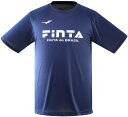 FINTA(フィンタ) ベーシックロゴTシャツネイビー (fnt-ft5156-1100) Tシャツ サッカー プレゼント ギフト