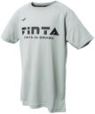 FINTA(フィンタ) ジュニア 子供用ベーシックロゴTシャツグレー (fnt-ft5996-0200) Tシャツ フットサル プレゼント ギフト