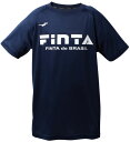 FINTA(フィンタ) ジュニア 子供用ベーシックロゴTシャツネイビー (fnt-ft5996-1100) Tシャツ フットサル プレゼント ギフト