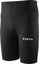 FINTA(フィンタ) ショートスパッツブラック 黒 (fnt-ftw7031-005) ストッキング ソックス 靴下 サッカー プレゼント ギフト