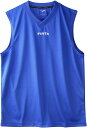 FINTA(フィンタ) ノースリーブメッシュインナーシャツブルー 青 (fnt-ftw7033-021) Tシャツ サッカー プレゼント ギフト