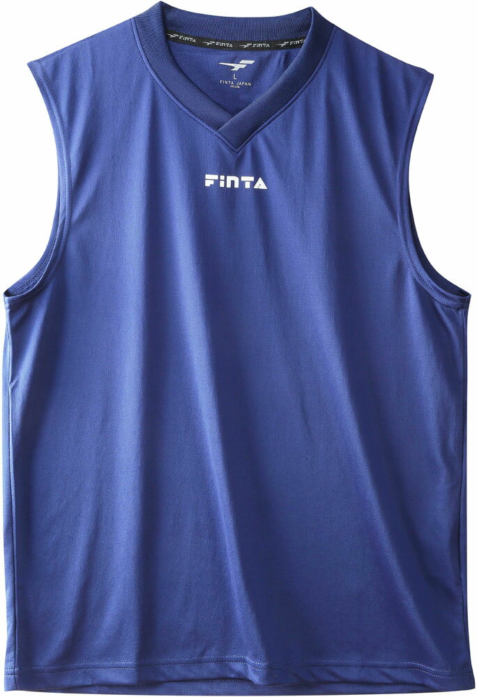 FINTA（フィンタ） Jrジュニア用ノースリーブメッシュインナーシャツネイビー (fnt-ftw7034-011) Tシャツ サッカー