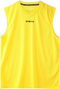 FINTA（フィンタ） Jrジュニア用ノースリーブメッシュインナーシャツイエロー (fnt-ftw7034-041) Tシャツ サッカー　プレゼント　ギフト