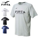 【メール便OK】 ※大人サイズ※ フィンタ FINTA ベーシックロゴ Tシャツ FT5156 インナー サッカー フットサル スポーツ 吸汗 速乾 通気性 プ...