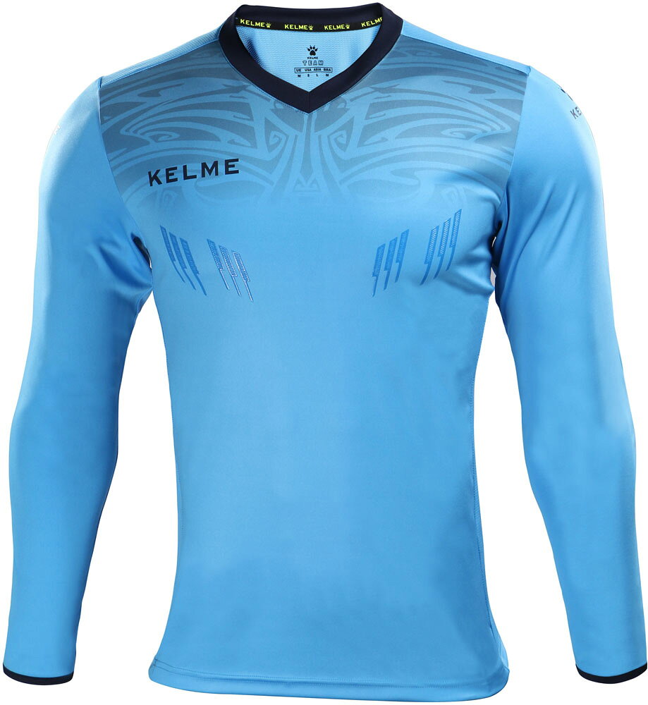 KELME（ケレメ） ゴールキーパーシャツ＆パンツセット男女兼用ユニセックスサッカー・フットサル練習向け公式大会使用不可スカイBL/NVY (tts-3871007-4007) ゲームシャツ　ユニフォーム　ウェア・パンツ　サッカー　フットサル　プレゼント　ギフト