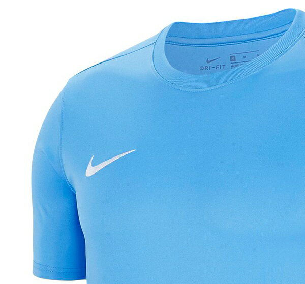 【メール便OK！】※大人サイズ※ プラクティスシャツ トレーニングシャツ トレシャツ NIKE ナイキ ゲームシャツ bv6708 サッカーシャツ チーム 練習着 フットサル プラシャツ ユニフォーム 半袖 プレゼント ギフト ジュニア 少年 応援 水色 サックス