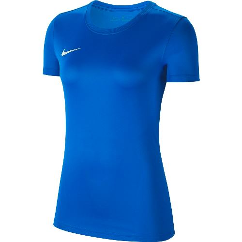 【送料無料！メール便OK！】NIKE　ナイキ　bv6728 ウィメンズ　レディース　女の子 女子　パーク7 プラクティス　トレーニングシャツ　トレシャツ　ゲームシャツ サッカーシャツ チーム　練習着　フットサル　プラシャツ　ユニフォーム 半袖　チーム　青　ロイヤル